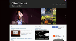 Desktop Screenshot of oliverheuss.com